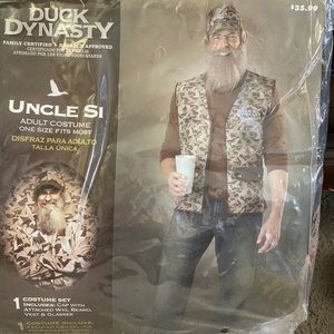 Uncle Si Halloween (Duck Dynasty) costume 🧔‍♂️ 🦆